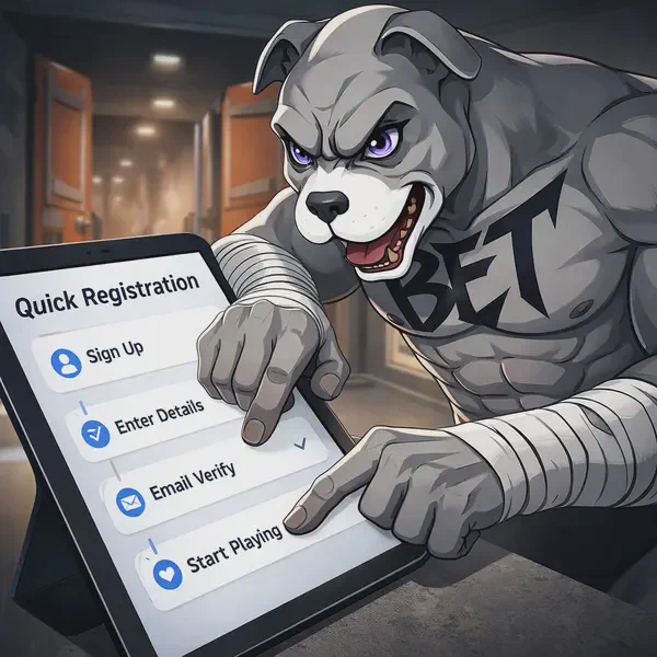 BET Dog guides newcomers through easy registration at Registration and Account Setup.